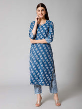 Printed Cotton Kurta Set